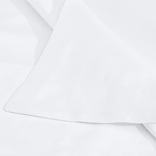 NTBAY 2 Pack White Cotton Pillow Shams 20x26 Inches 1