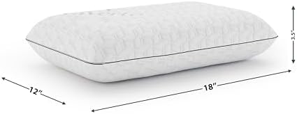 Vaverto Small Memory Foam Camping Pillow - Compressible Breathable and Machine Washable