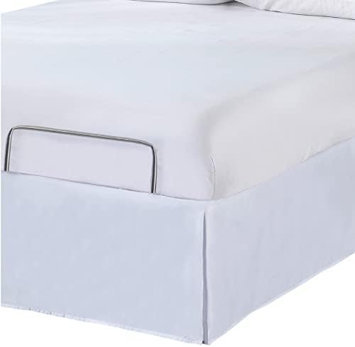 Bed Makers Wrap-Around Bed Skirt Queen White 15 Inch Drop