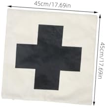 GLEAVI Cross Theme Pillowcase Rustic Decor for Home