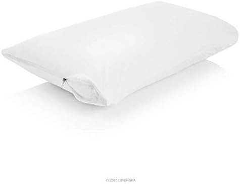 Linenspa Waterproof Pillow Encasement - 360 Protection White