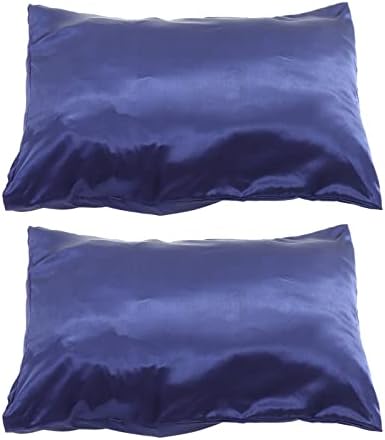 DECHOUS 2-Pc Set Silk Pillowcase for Adults and Kids