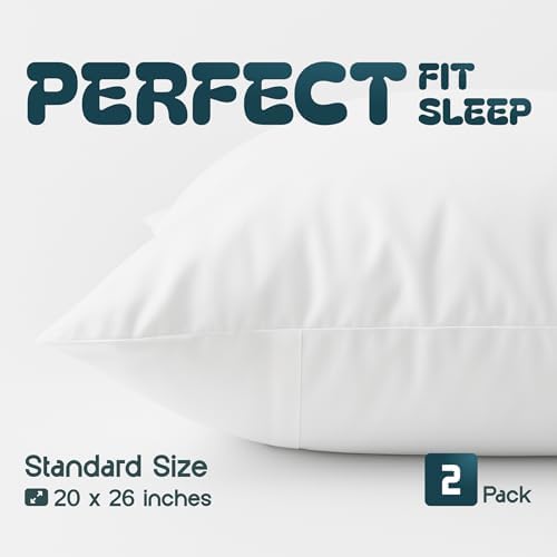 White Classic Luxury Hotel Zippered Pillow Cover Set of 2