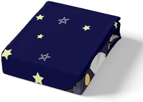Manfei Starry Galaxy Dog Bed Sheet Set Twin Size with Pillowcase