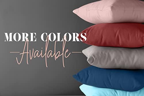 Elegant Comfort 2-Pack Pinch Pleat Pillow Shams Microfiber Aqua