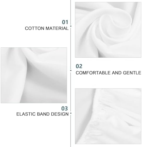 Fitted Mattress Cover with Elastic Band for Hotel All Season Use