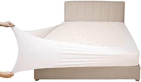 Mrs Awesome Stretch Jersey Box Spring Cover King Size White