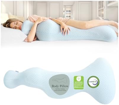 HONEHO Mermaid Cooling Body Pillow for Adults