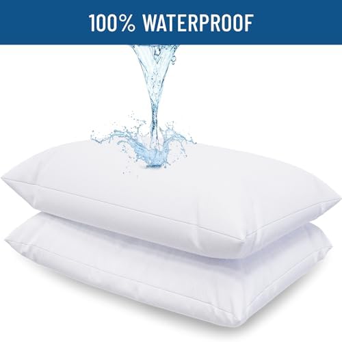 Everlasting Comfort Waterproof Pillow Protector Pack of 2