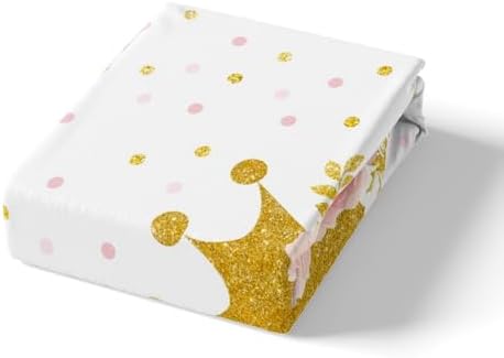 Castle Fairy Princess Crown Purple Floral Sheet Set Twin Size
