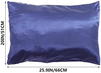 DECHOUS 2-Pc Set Silk Pillowcase for Adults and Kids