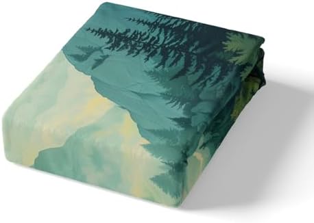Castle Fairy Halloween Green Ghost Sheet Set Twin Size