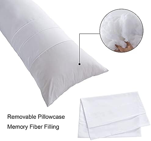 ELNIDO QUEEN Body Pillow with Pillowcase - 20x54 Inches