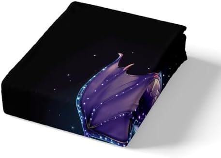 Cute Dragon Fitted Sheet Set Twin Size with 1 Pillowcase