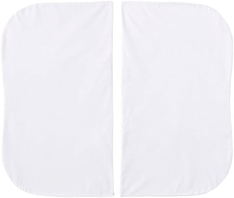 Halo Bassinest Fitted Sheet Set 2 Pack Solid White