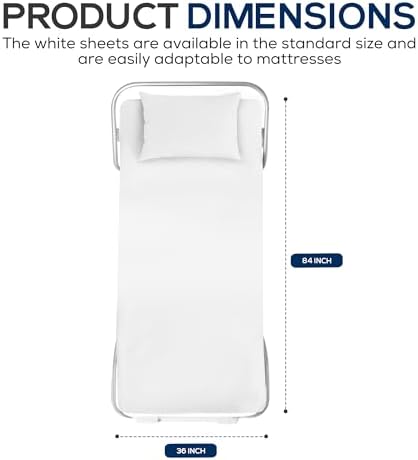 Linteum Textile Supply 19oz Fitted Twin Sheets 2 Pack 1
