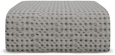 SUPREME ELEGANCE FullQueen Light Gray Cotton Throw Blanket