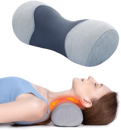 Bespilow Small Neck Roll Pillow for Cervical Support