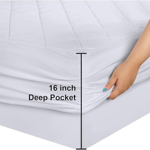 Utopia Bedding 2 Pack Fitted Mattress Pad Full Size