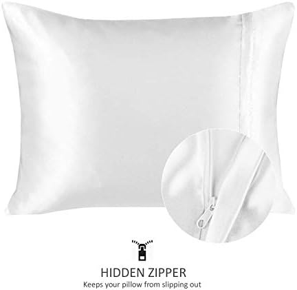 Blissford Satin Pillowcase Set of 2 with Zipper
