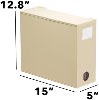 SpaceAid 5 Pack Beige Sheet Organizers for Linen Closet