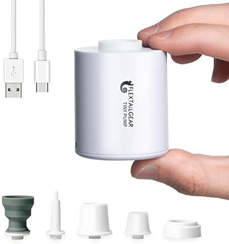FLEXTAILGEAR Tiny Pump Portable Air Pump with USB Rechargeable Battery
