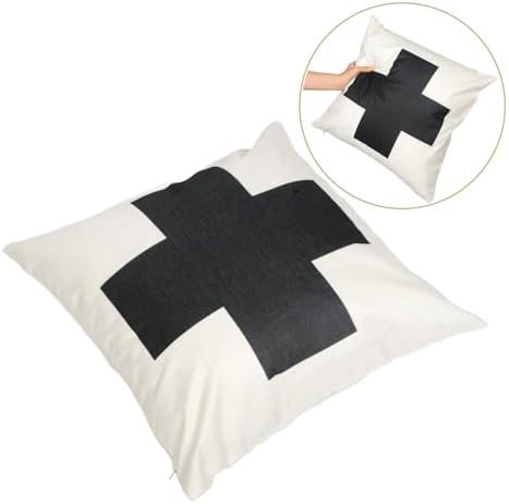 GLEAVI Cross Theme Pillowcase Rustic Decor for Home