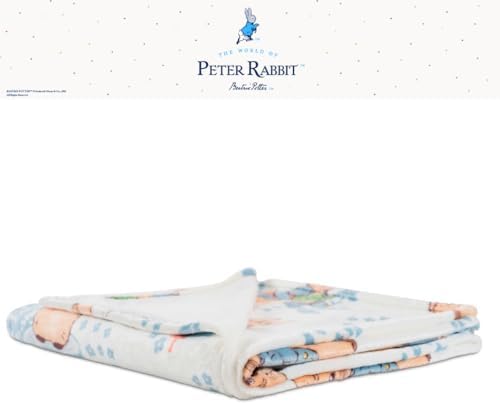 Franco Peter Rabbit Cozy Throw 46x60 Soft and Plush
