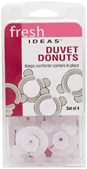FRESH IDEAS Duvet Donuts 4-Pack - Sheet Fasteners