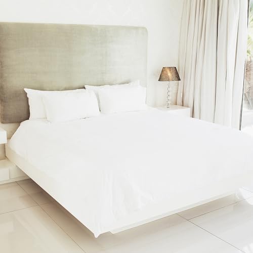 Fitted Mattress Cover with Elastic Band for Hotel All Season Use