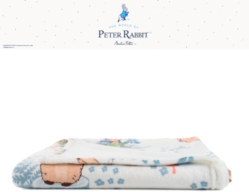Franco Peter Rabbit Cozy Throw 46x60 Soft and Plush