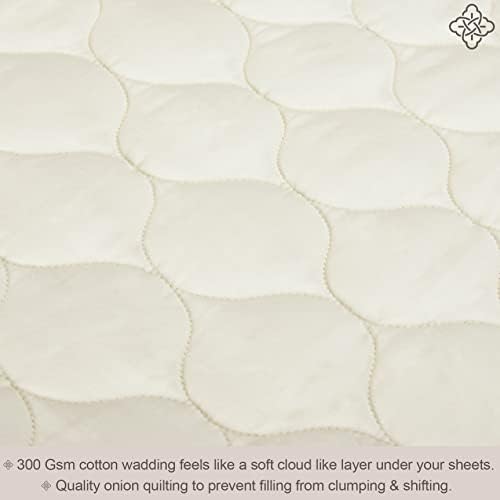 BIOWEAVES Organic Cotton Mattress Pad Cover Twin