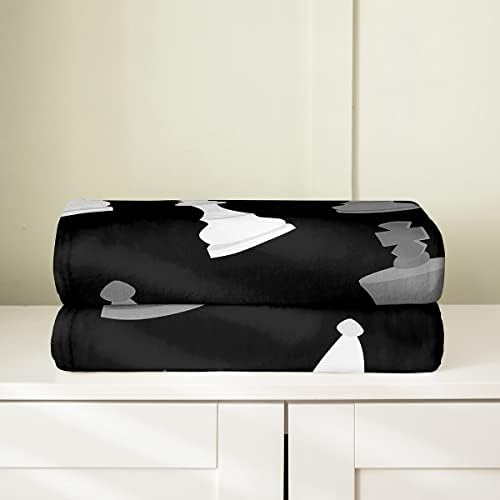 Feelyou Plush Throw Blanket with Chess Design 50x60
