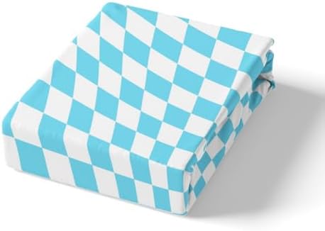 Castle Fairy Abstract Grid Twin Sheet Set with Pillowcase
