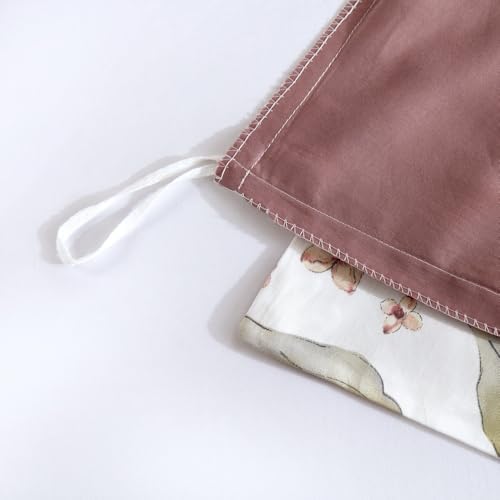OAITE Duvet Cover Set with Floral Pattern