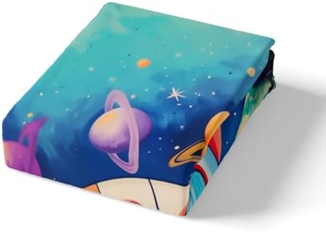 Manfei Cosmos Starry Galaxy Microfiber Sheet Set Twin