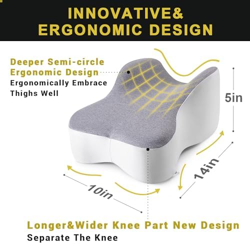 Anzhixiu Long Knee Pillow for Side Sleepers