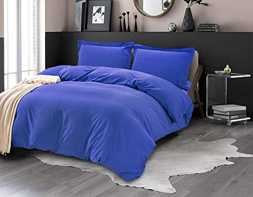 Elegant Comfort 3-Piece Duvet Cover Set - Royal Blue