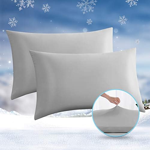 Avolare Cooling Pillow Cases 2 Pack - Gray