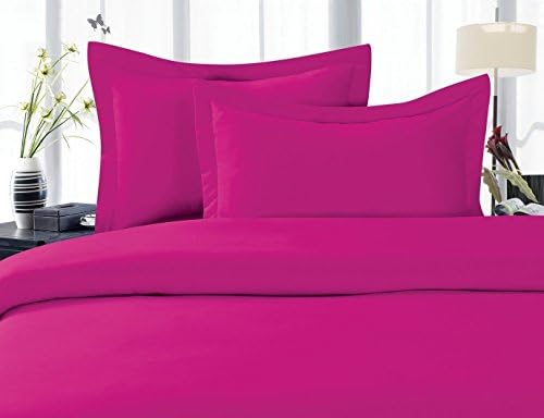 Elegant Comfort Luxury Duvet Cover Set - Flowers Hot Pink TwinTwin XL
