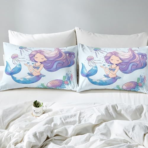 Castle Fairy Mermaid Sheet Set Twin Size