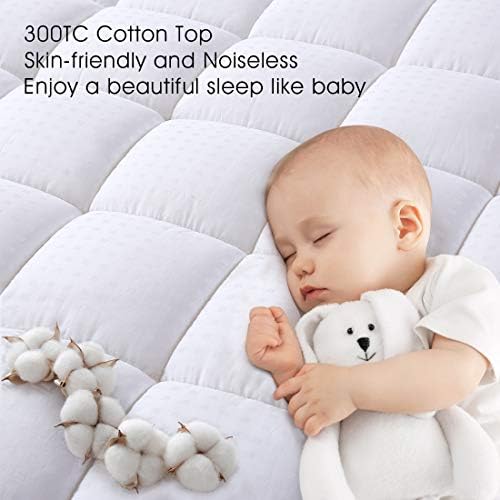EASELAND King Mattress Pad 78x80 Deep Pocket Cooling Topper