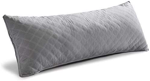 Oubonun Premium Adjustable Loft Body Pillow - 21x54 inch Fluffy Support Pillow