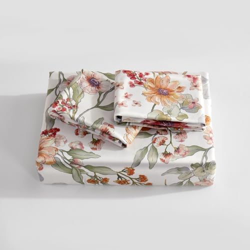 OAITE Duvet Cover Set with Floral Pattern