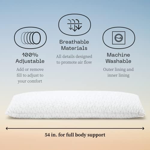 Coop Home Goods Adjustable Body Pillow for Back Shoulder Hip Support