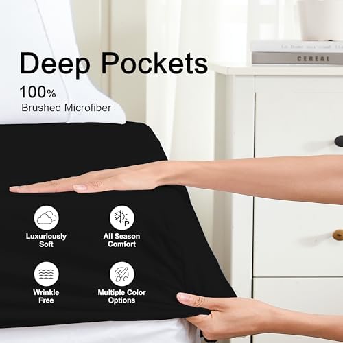 Hotella Microfiber Twin Fitted Sheet Hotel Quality 14 Deep 1