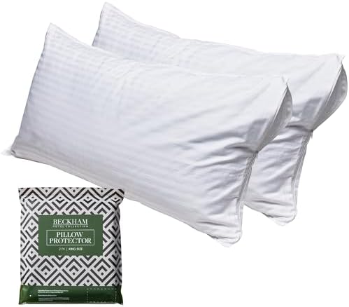 Beckham Hotel Collection Zippered Pillow Protectors 2 Pack 1