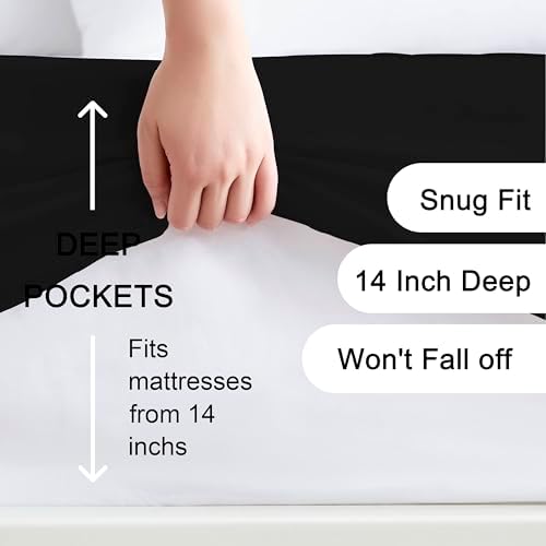 Hotella Microfiber Twin Fitted Sheet Hotel Quality 14 Deep 1