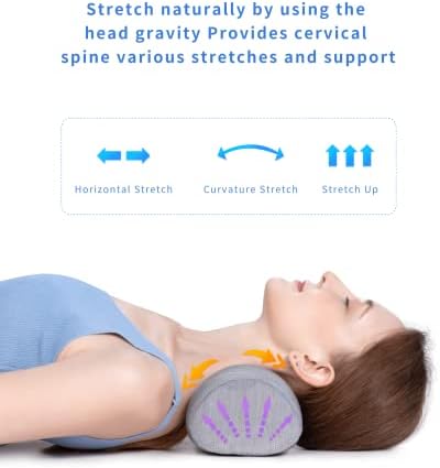 Bespilow Small Neck Roll Pillow for Cervical Support