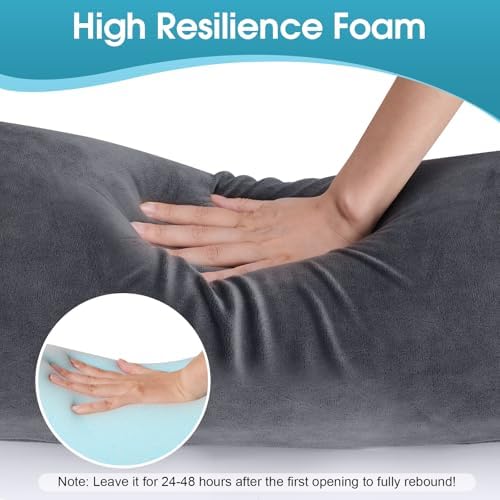 SereneCloud Memory Foam Body Pillow - Cylindrical 3543 x 79